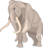 Walking Mammuthus Imperator Clip Art